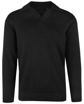Sweter męski zimowy BRAVE SOUL ze sklepu: JegoSzafa.pl w kategorii: Swetry męskie - zdjęcie D87F7971-8A8-365_SWBRSAW23SMITHSONjetblack