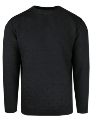 Sweter męski BRAVE SOUL ze sklepu: JegoSzafa.pl w kategorii: Swetry męskie - zdjęcie D87F7971-8A8-365_SWBRSAW24NERVDAblack