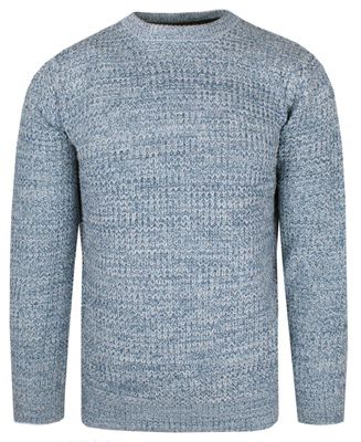 Sweter męski BRAVE SOUL ze sklepu: JegoSzafa.pl w kategorii: Swetry męskie - zdjęcie D87F7971-8A8-365_SWBRSAW24NEUTRONbabyblue