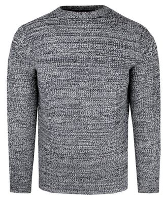 Sweter męski na zimę BRAVE SOUL ze sklepu: JegoSzafa.pl w kategorii: Swetry męskie - zdjęcie D87F7971-8A8-365_SWBRSAW24NEUTRONblackecru