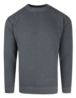 Sweter męski na zimę BRAVE SOUL ze sklepu: JegoSzafa.pl w kategorii: Swetry męskie - zdjęcie D87F7971-8A8-365_SWBRSAW24TEASDALEgrey