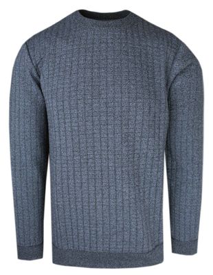 BRAVE SOUL - Sweter męski zimowy ze sklepu: JegoSzafa.pl w kategorii: Swetry męskie - zdjęcie D87F7971-8A8-365_SWBRSAW24WHITMANblue