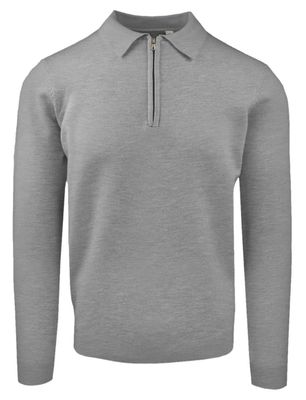 BRAVE SOUL - Sweter męski jesienny casual ze sklepu: JegoSzafa.pl w kategorii: Swetry męskie - zdjęcie D87F7971-8A8-365_SWBRSAW25tippleGREYmarl