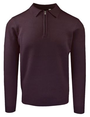 BRAVE SOUL - Sweter męski jesienny na wiosnę ze sklepu: JegoSzafa.pl w kategorii: Swetry męskie - zdjęcie D87F7971-8A8-365_SWBRSAW25tippleOXBLOOD