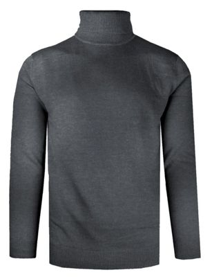 Sweter męski casual BRAVE SOUL ze sklepu: JegoSzafa.pl w kategorii: Swetry męskie - zdjęcie D87F7971-8A8-365_SWBRSAW26humeCHARCOAL
