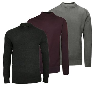Sweter męski na wiosnę BRAVE SOUL ze sklepu: JegoSzafa.pl w kategorii: Swetry męskie - zdjęcie D87F7971-8A8-365_SWBRSTURTLEzestaw2