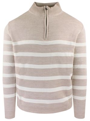 BRAVE SOUL - Sweter męski zimowy ze sklepu: JegoSzafa.pl w kategorii: Swetry męskie - zdjęcie D87F7971-8A8-365_SWBRSa6heathricTAUPE