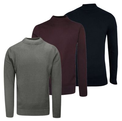 Sweter męski jesienny BRAVE SOUL ze sklepu: JegoSzafa.pl w kategorii: Swetry męskie - zdjęcie D87F7971-8A8-365_SWBRSturtleZESTAW1