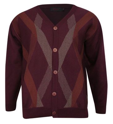 Sweter męski Kings ze sklepu: JegoSzafa.pl w kategorii: Swetry męskie - zdjęcie D87F7971-8A8-365_SWKNGS110702bordowy