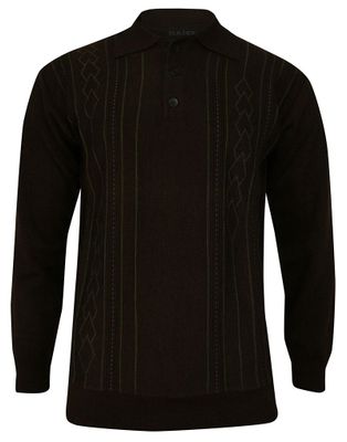 Sweter męski zimowy casual Elkjaer ze sklepu: JegoSzafa.pl w kategorii: Swetry męskie - zdjęcie D87F7971-8A8-365_SWKNGS6024brazowy