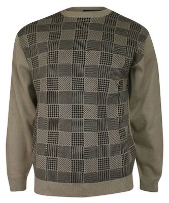 Sweter męski na zimę Kings ze sklepu: JegoSzafa.pl w kategorii: Swetry męskie - zdjęcie D87F7971-8A8-365_SWKNGS67407bezowy
