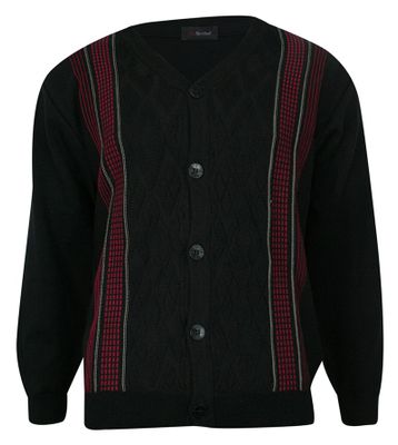 Sweter męski młodzieżowy Max Sheldon ze sklepu: JegoSzafa.pl w kategorii: Swetry męskie - zdjęcie D87F7971-8A8-365_SWKNGS67802czarny