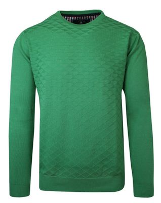 Sweter męski casual Bartex ze sklepu: JegoSzafa.pl w kategorii: Swetry męskie - zdjęcie D87F7971-8A8-365_SWKOWbrtx0005zielonywzU