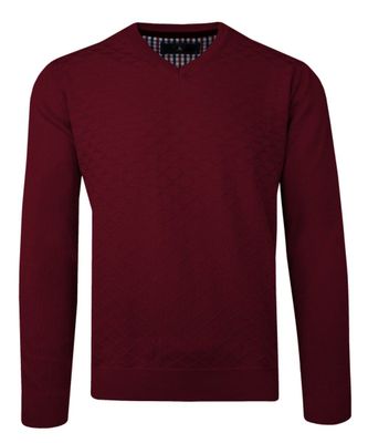 Sweter męski na zimę casualowy Bartex ze sklepu: JegoSzafa.pl w kategorii: Swetry męskie - zdjęcie D87F7971-8A8-365_SWKOWbrtx0006bordowzV