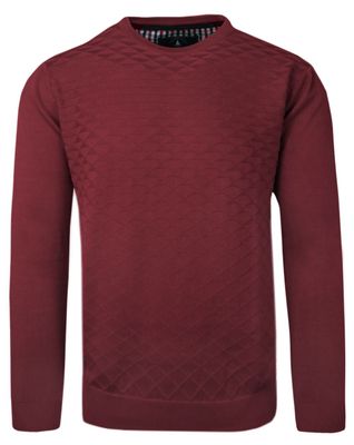 Sweter męski na zimę Bartex ze sklepu: JegoSzafa.pl w kategorii: Swetry męskie - zdjęcie D87F7971-8A8-365_SWKOWbrtx0021bordowzU