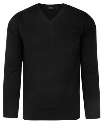 Sweter męski casual Rigon ze sklepu: JegoSzafa.pl w kategorii: Swetry męskie - zdjęcie D87F7971-8A8-365_SWRGNsv01czarny02V