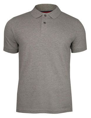T-shirt męski casual Adriano Guinari ze sklepu: JegoSzafa.pl w kategorii: T-shirty męskie - zdjęcie D87F7971-8A8-365_TSADGPOLOgreymelange