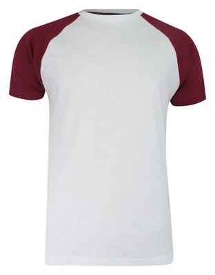 T-shirt męski wiosenny BRAVE SOUL ze sklepu: JegoSzafa.pl w kategorii: T-shirty męskie - zdjęcie D87F7971-8A8-365_TSBRSSS21BAPTISTwhiteBurgundy