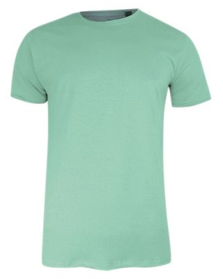T-shirt męski casualowy BRAVE SOUL ze sklepu: JegoSzafa.pl w kategorii: T-shirty męskie - zdjęcie D87F7971-8A8-365_TSBRSSS21FRESHERmintgreen
