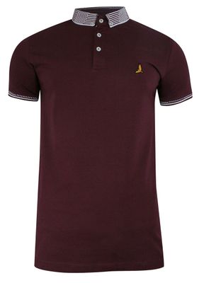 BRAVE SOUL - T-shirt męski casual ze sklepu: JegoSzafa.pl w kategorii: T-shirty męskie - zdjęcie D87F7971-8A8-365_TSBRSSS21GLOVERburgundy