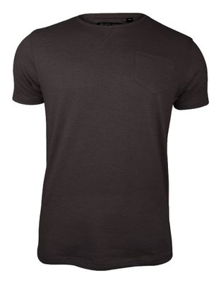 BRAVE SOUL - T-shirt męski na wiosnę ze sklepu: JegoSzafa.pl w kategorii: T-shirty męskie - zdjęcie D87F7971-8A8-365_TSBRSSS23ARKHAMbitterchocolate