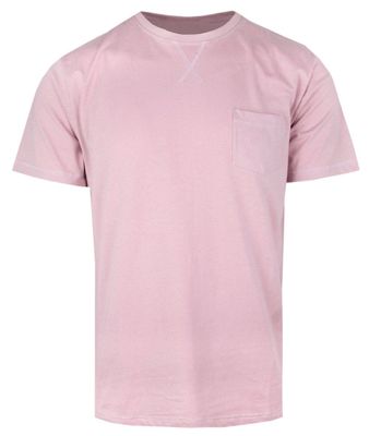 T-shirt męski casual BRAVE SOUL ze sklepu: JegoSzafa.pl w kategorii: T-shirty męskie - zdjęcie D87F7971-8A8-365_TSBRSSS24ARKHAMpowderpink