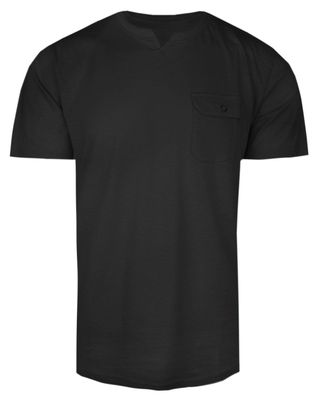 T-shirt męski BRAVE SOUL ze sklepu: JegoSzafa.pl w kategorii: T-shirty męskie - zdjęcie D87F7971-8A8-365_TSBRSSS24MOYERjetblack