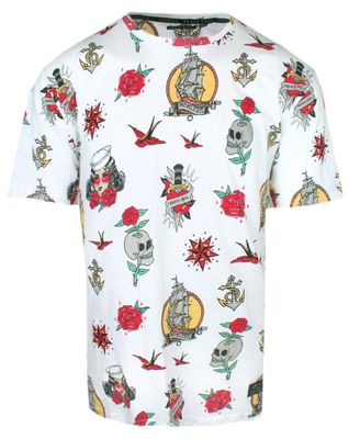 BRAVE SOUL - T-shirt męski letni ze sklepu: JegoSzafa.pl w kategorii: T-shirty męskie - zdjęcie D87F7971-8A8-365_TSBRSSS24NUNEZopticwhite
