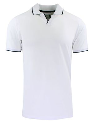T-shirt męski casual BRAVE SOUL ze sklepu: JegoSzafa.pl w kategorii: T-shirty męskie - zdjęcie D87F7971-8A8-365_TSBRSSS25poloFERRATwhite