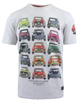 T-shirt męski BRAVE SOUL ze sklepu: JegoSzafa.pl w kategorii: T-shirty męskie - zdjęcie D87F7971-8A8-365_TSBRSSS26lattenECRUmarl