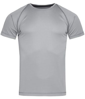 T-shirt męski casual Stedman ze sklepu: JegoSzafa.pl w kategorii: T-shirty męskie - zdjęcie D87F7971-8A8-365_TSJNPLST8030silvergrey