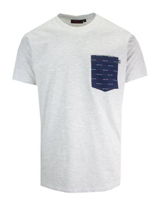 T-shirt męski casual na wiosnę Kings ze sklepu: JegoSzafa.pl w kategorii: T-shirty męskie - zdjęcie D87F7971-8A8-365_TSKNGS101Kpopszary