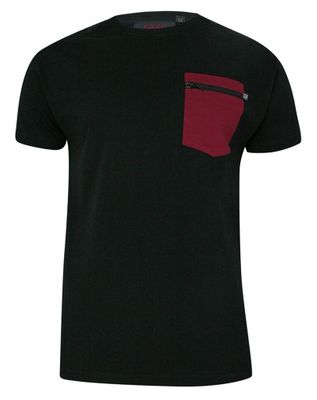 T-shirt męski casual na wiosnę Kings ze sklepu: JegoSzafa.pl w kategorii: T-shirty męskie - zdjęcie D87F7971-8A8-365_TSKNGS101Zczarny