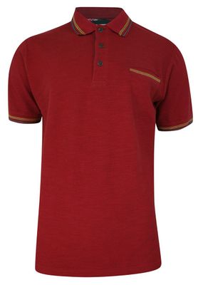T-shirt męski casual na wiosnę Belika ze sklepu: JegoSzafa.pl w kategorii: T-shirty męskie - zdjęcie D87F7971-8A8-365_TSKNGS208210107pomar