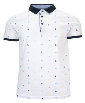 T-shirt męski casual Le Marin ze sklepu: JegoSzafa.pl w kategorii: T-shirty męskie - zdjęcie D87F7971-8A8-365_TSKOWMAR0012BEYAZkotwice