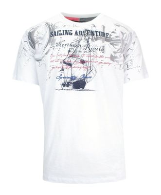 T-shirt męski na wiosnę Mcl ze sklepu: JegoSzafa.pl w kategorii: T-shirty męskie - zdjęcie D87F7971-8A8-365_TSKOWMCL35588beyaz