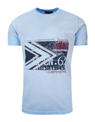 T-shirt męski na wiosnę New Antracid ze sklepu: JegoSzafa.pl w kategorii: T-shirty męskie - zdjęcie D87F7971-8A8-365_TSKOWNEWAN4181mavi