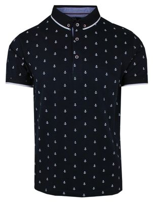 T-shirt męski w stylu młodzieżowym New Antracid ze sklepu: JegoSzafa.pl w kategorii: T-shirty męskie - zdjęcie D87F7971-8A8-365_TSKOWNEWAN4666lacivert