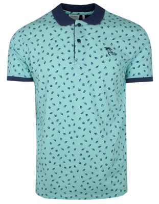 T-shirt męski młodzieżowy Porthal ze sklepu: JegoSzafa.pl w kategorii: T-shirty męskie - zdjęcie D87F7971-8A8-365_TSKOWPORT1820LISTKIturkus