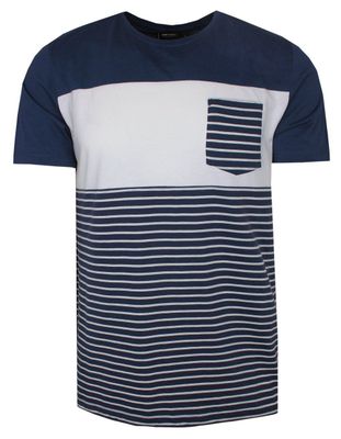 T-shirt męski wiosenny Porthal ze sklepu: JegoSzafa.pl w kategorii: T-shirty męskie - zdjęcie D87F7971-8A8-365_TSKOWPORT1842PASKIbiale