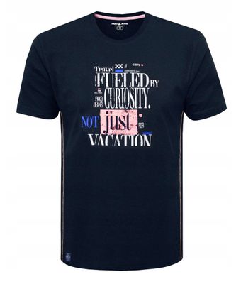 Pako Jeans - T-shirt męski na wiosnę młodzieżowy ze sklepu: JegoSzafa.pl w kategorii: T-shirty męskie - zdjęcie D87F7971-8A8-365_TSPJNS10travelGR