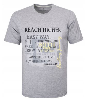T-shirt męski na wiosnę w stylu młodzieżowym Pako Jeans ze sklepu: JegoSzafa.pl w kategorii: T-shirty męskie - zdjęcie D87F7971-8A8-365_TSPJNS17higherPP