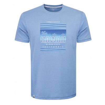 T-shirt męski młodzieżowy Pako Jeans ze sklepu: JegoSzafa.pl w kategorii: T-shirty męskie - zdjęcie D87F7971-8A8-365_TSPJNS18hawaiiNB