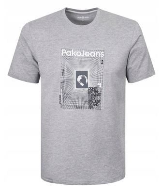 T-shirt męski Pako Jeans ze sklepu: JegoSzafa.pl w kategorii: T-shirty męskie - zdjęcie D87F7971-8A8-365_TSPJNS23basketPP