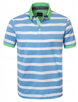 T-shirt męski na wiosnę Pako Jeans ze sklepu: JegoSzafa.pl w kategorii: T-shirty męskie - zdjęcie D87F7971-8A8-365_TSPJNSPOLOintBL