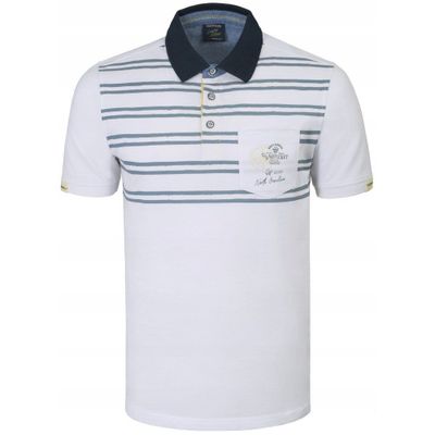 T-shirt męski casual Pako Jeans ze sklepu: JegoSzafa.pl w kategorii: T-shirty męskie - zdjęcie D87F7971-8A8-365_TSPJNSpoloLEADbi