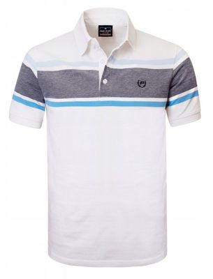 T-shirt męski na wiosnę Pako Jeans ze sklepu: JegoSzafa.pl w kategorii: T-shirty męskie - zdjęcie D87F7971-8A8-365_TSPJNSpoloRUGAbi