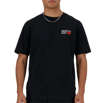 T-shirt męski w sportowym stylu New Balance ze sklepu: streetstyle24.pl w kategorii: T-shirty męskie - zdjęcie E12E2BE-C1C-9438_3237402