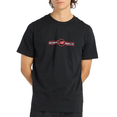 New Balance - T-shirt męski na lato ze sklepu: streetstyle24.pl w kategorii: T-shirty męskie - zdjęcie E12E2BE-C1C-9438_3242139