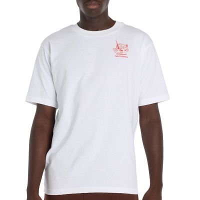 T-shirt męski w sportowym stylu New Balance ze sklepu: streetstyle24.pl w kategorii: T-shirty męskie - zdjęcie E12E2BE-C1C-9438_3242553